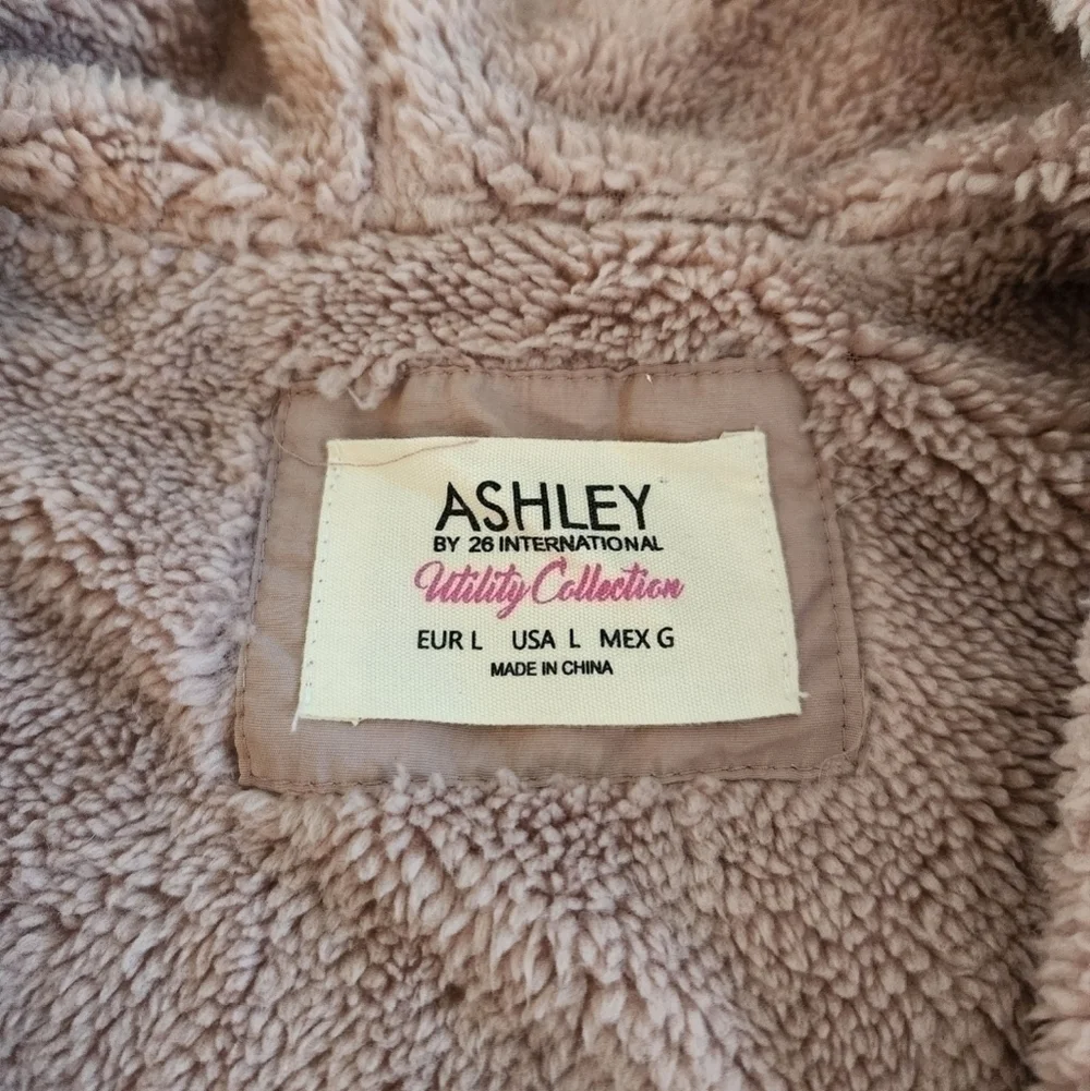 Ashley by 26 International Pink Utility Coat